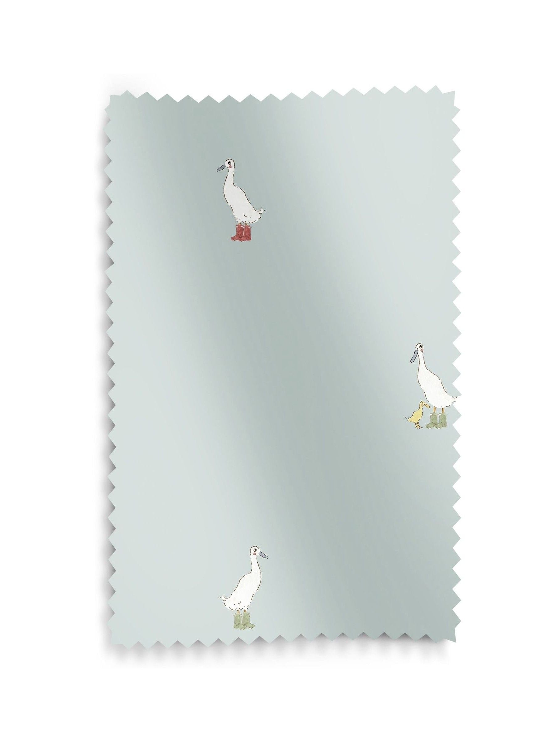 Sophie Allport blue running ducks roman blind 100% cotton, UK version
