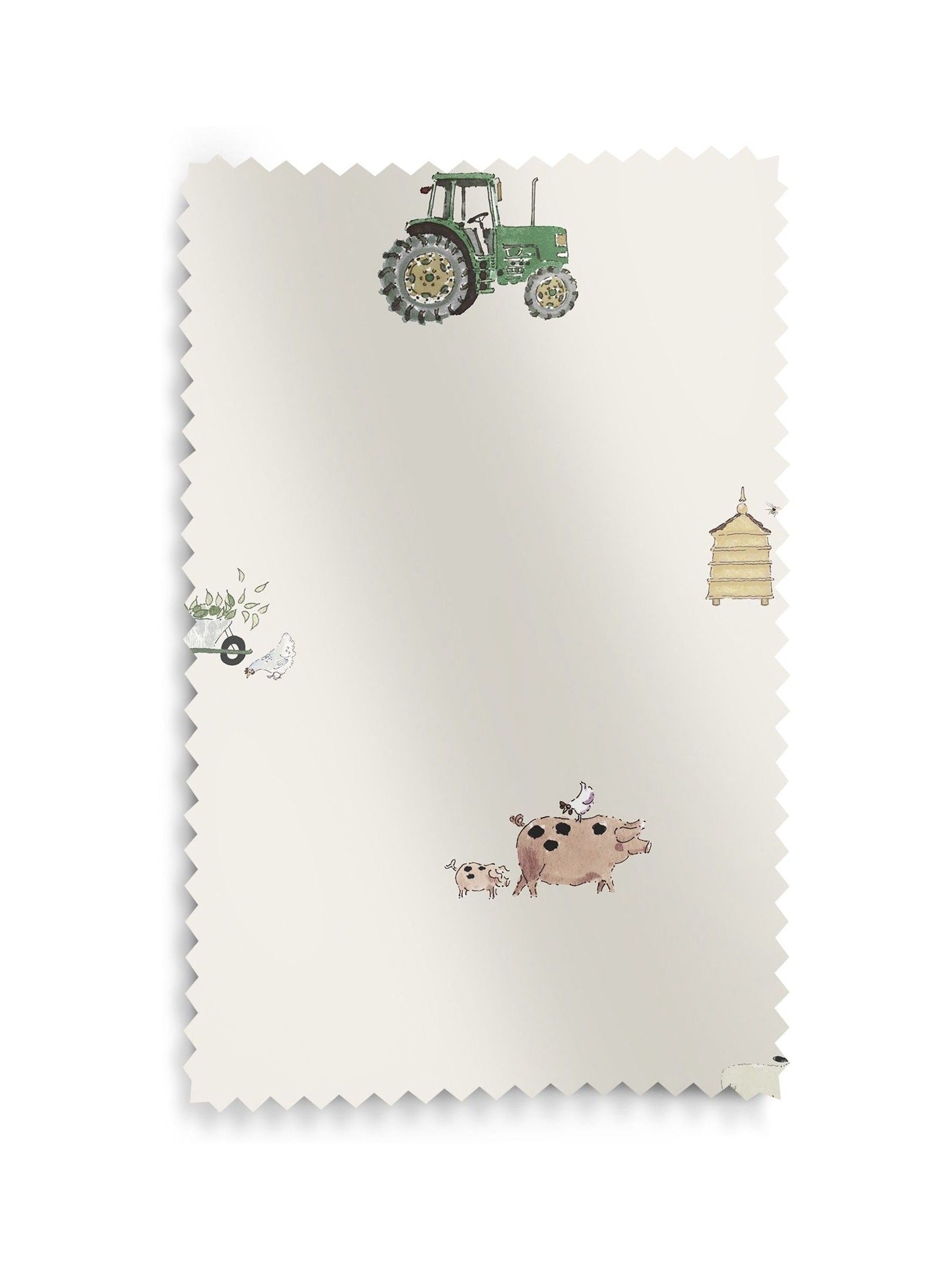 Sophie Allport roman blind On the Farm design (British brand)