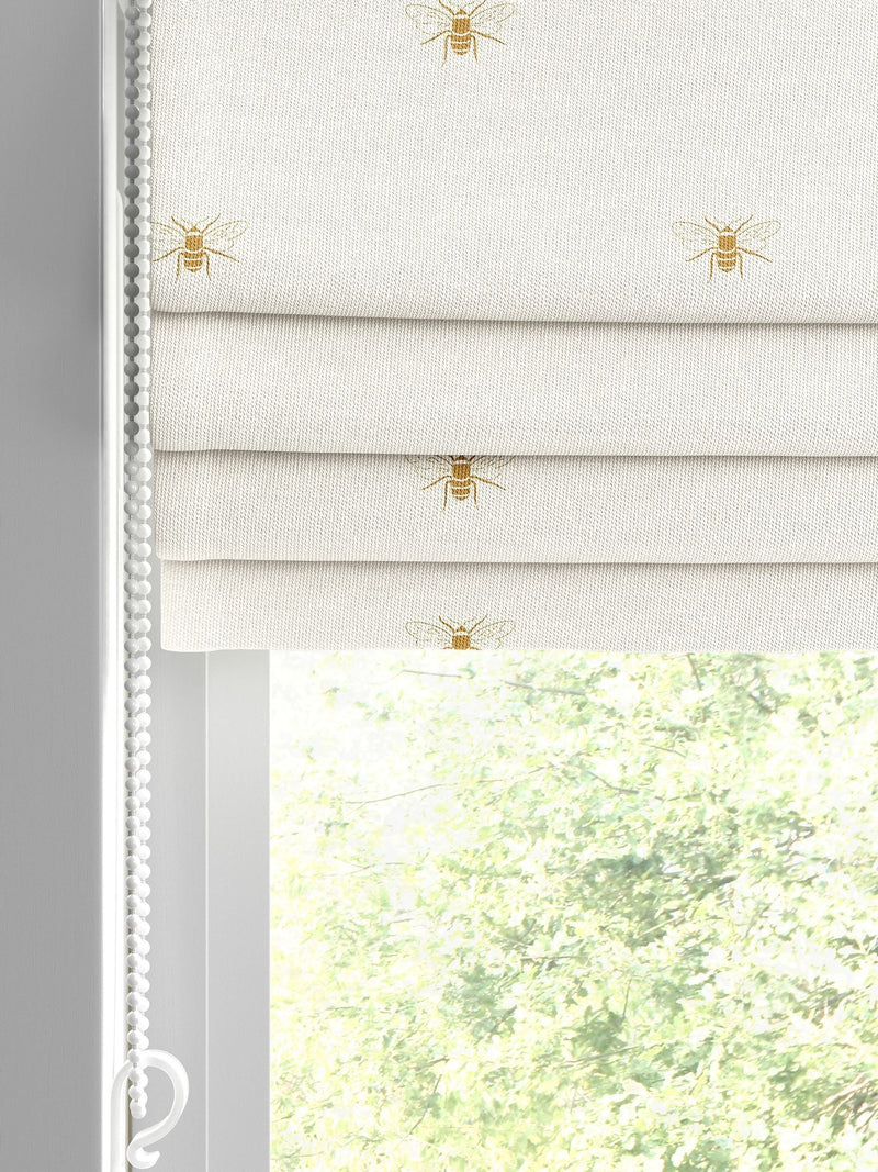 Sophie Allport cream bees Roman blind, UK version