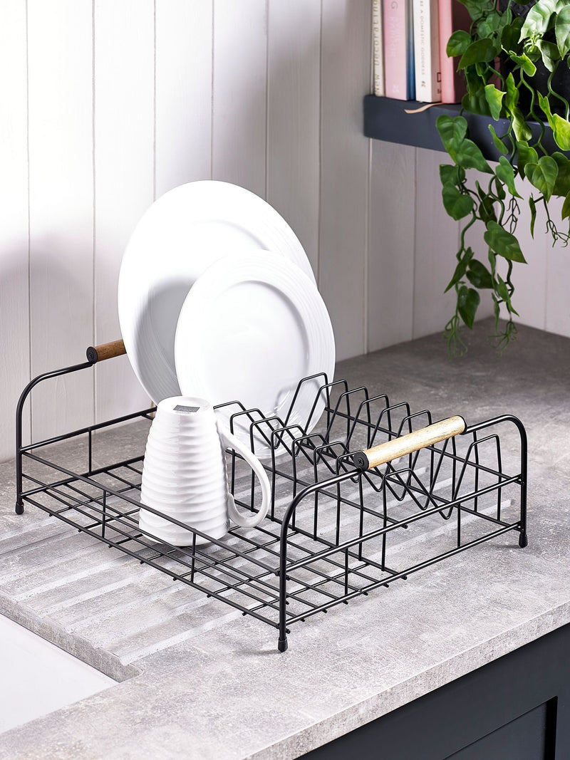 Black Wire Single Tier Drainer