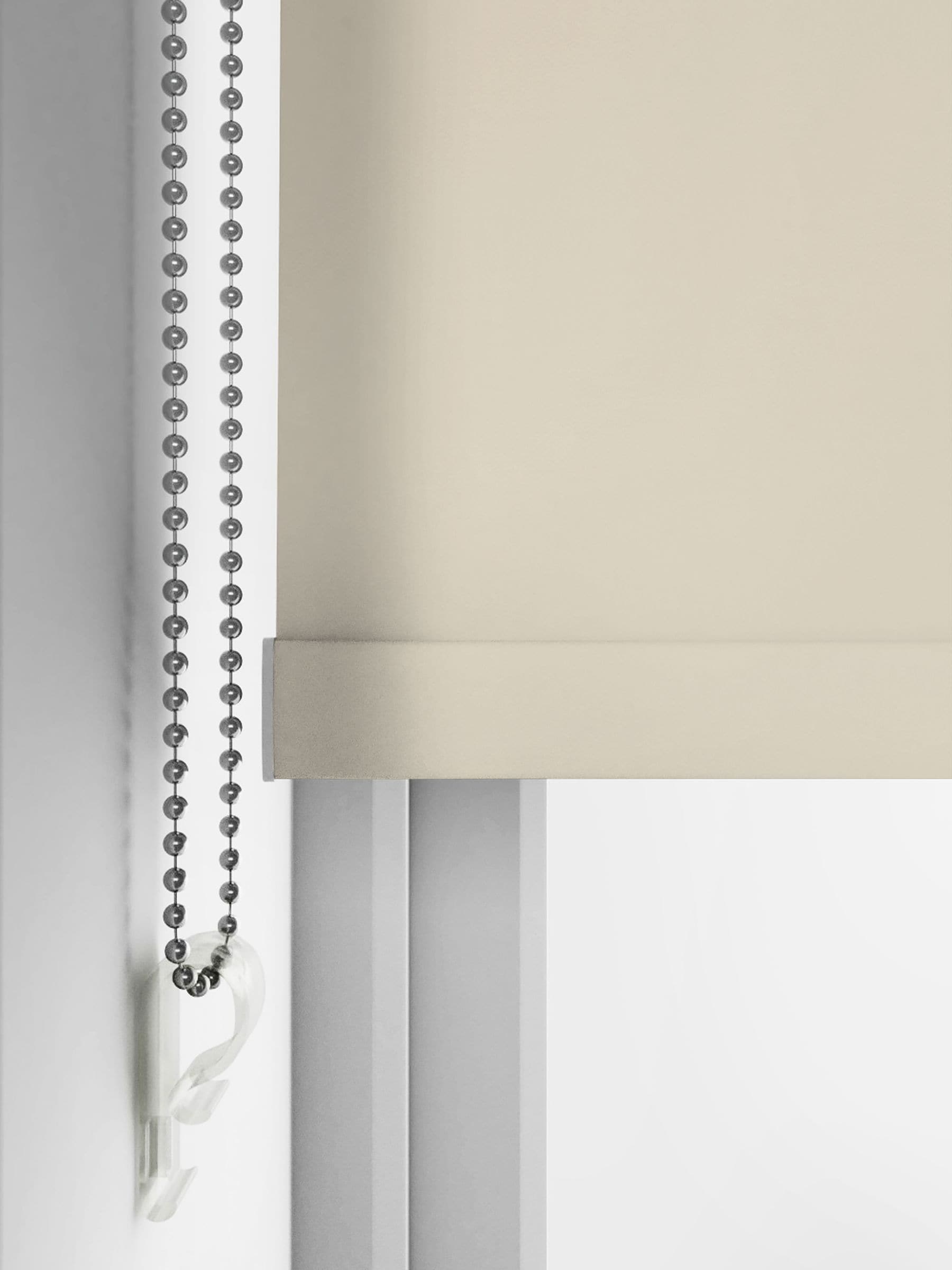 William Morris chalk natural roller blind (British brand)