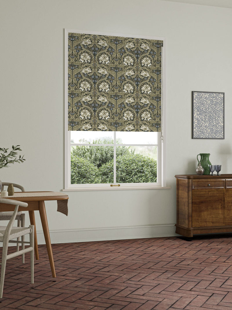 William Morris African Marigold roller blind, made to measure, imported from the UK