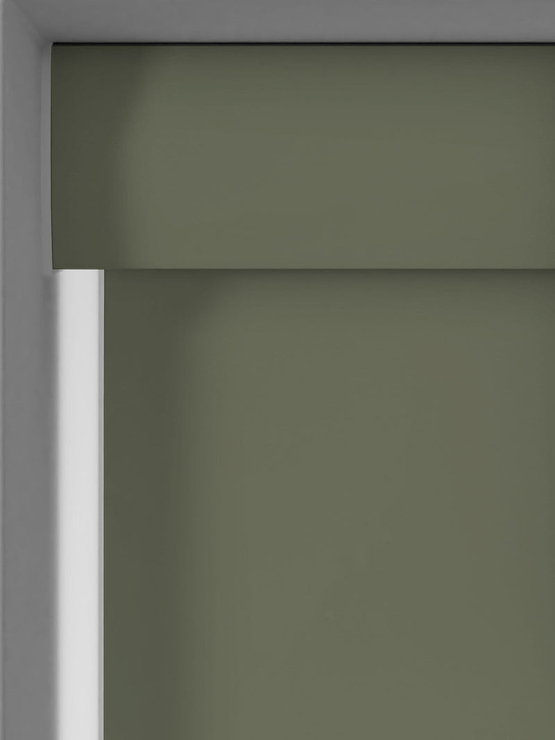 William Morris At Home Moss Green Waltham roller blind, imported from the UK