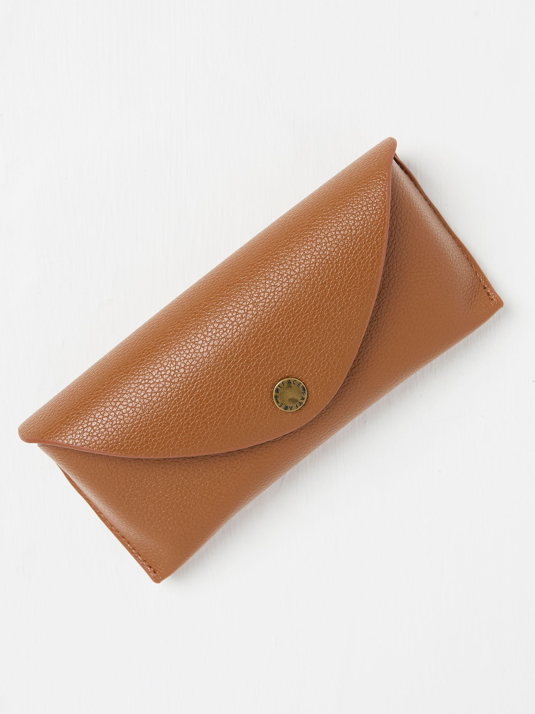 FatFace tan brown sunglasses case - British product