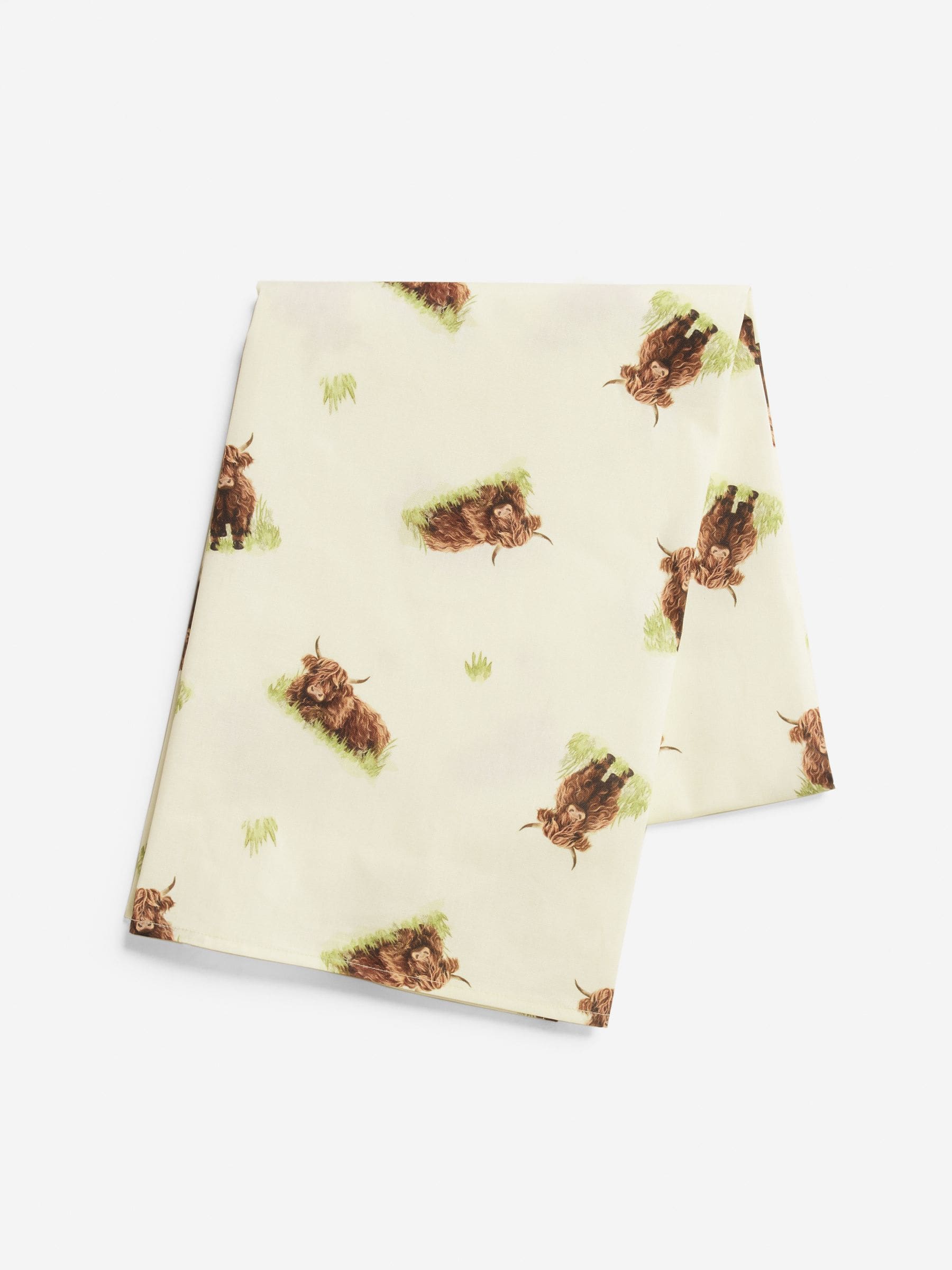 Natural Hamish The Highland Cow Wipe Clean Tablecloth