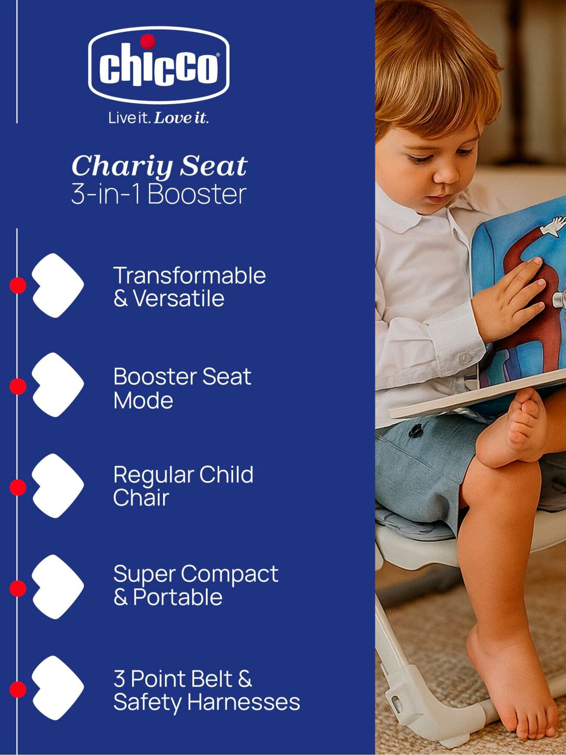 Chicco Chairy booster seat portable baby chair, UK version