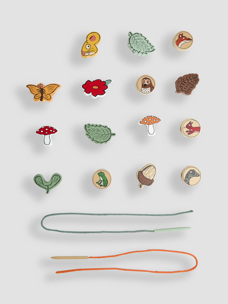 JoJo Maman Bébé Natural Gruffalo Threading Beads (British brand)