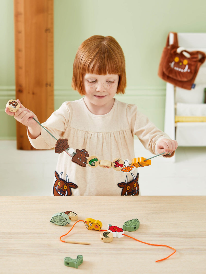 JoJo Maman Bébé Natural Gruffalo Threading Beads (British brand)