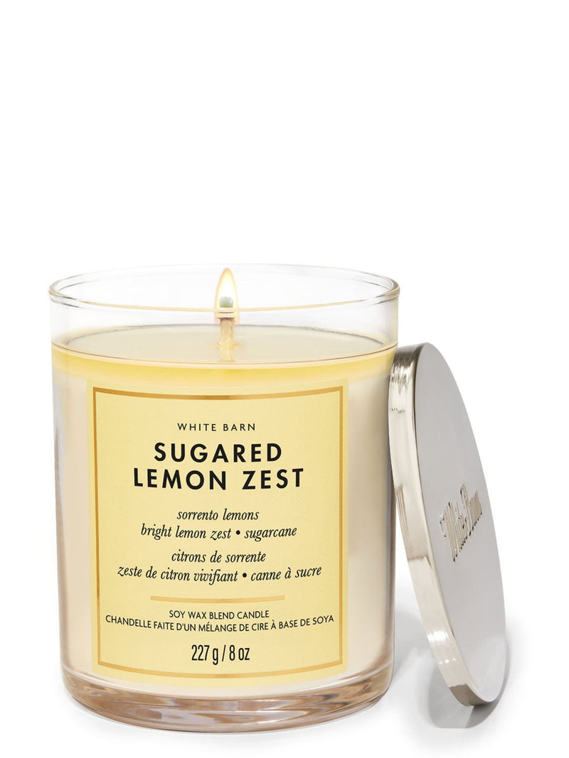 Bath & Body Works Lavender Vanilla Single Wick Candle 227g