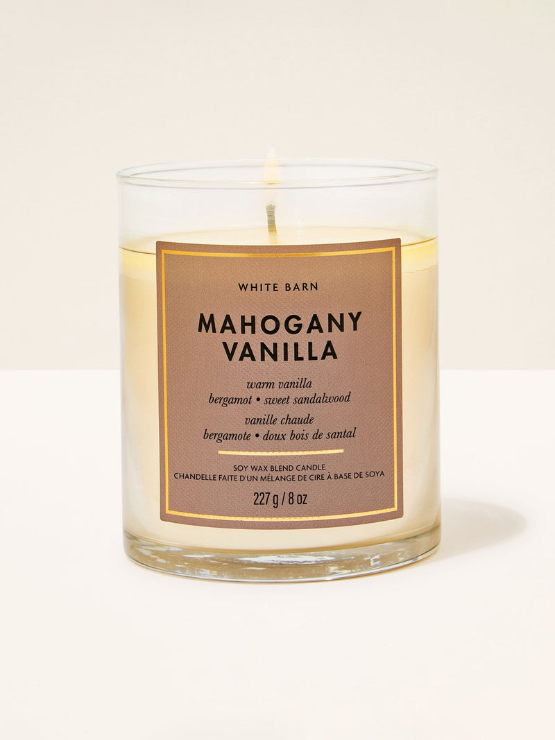 Bath & Body Works Lavender Vanilla Single Wick Candle 227g