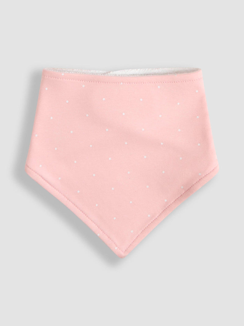 JoJo Maman Bébé pink dribble bib 3-pack, UK version