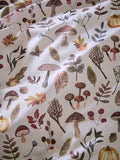 Natural black pumpkin reversible duvet cover and pillowcase set, imported from the UK