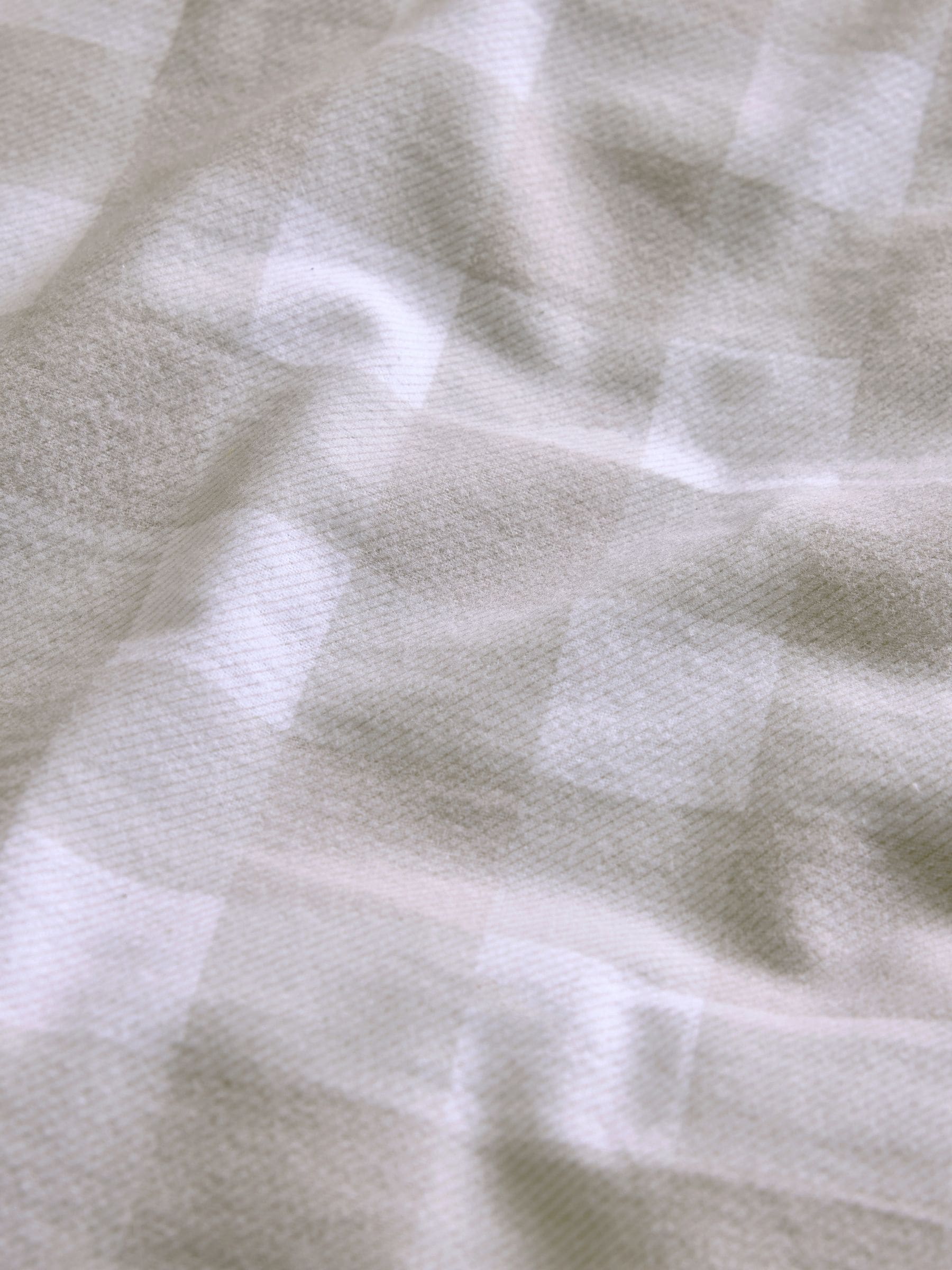 Natural Supersoft brushed cotton duvet cover and pillowcase set with tassel trim, imported from the UK