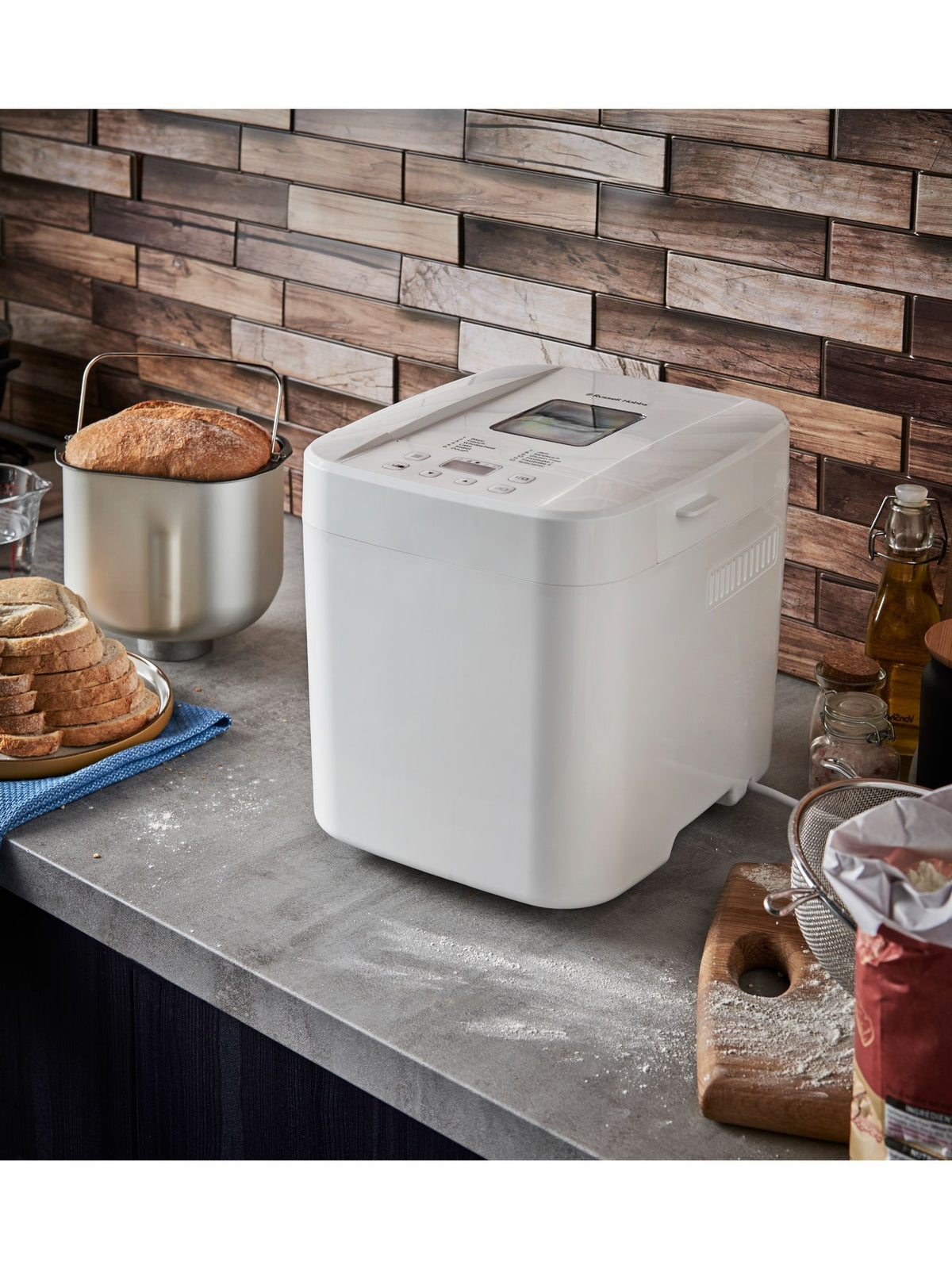 Russell Hobbs White Fast Bread Maker, imported from the UK