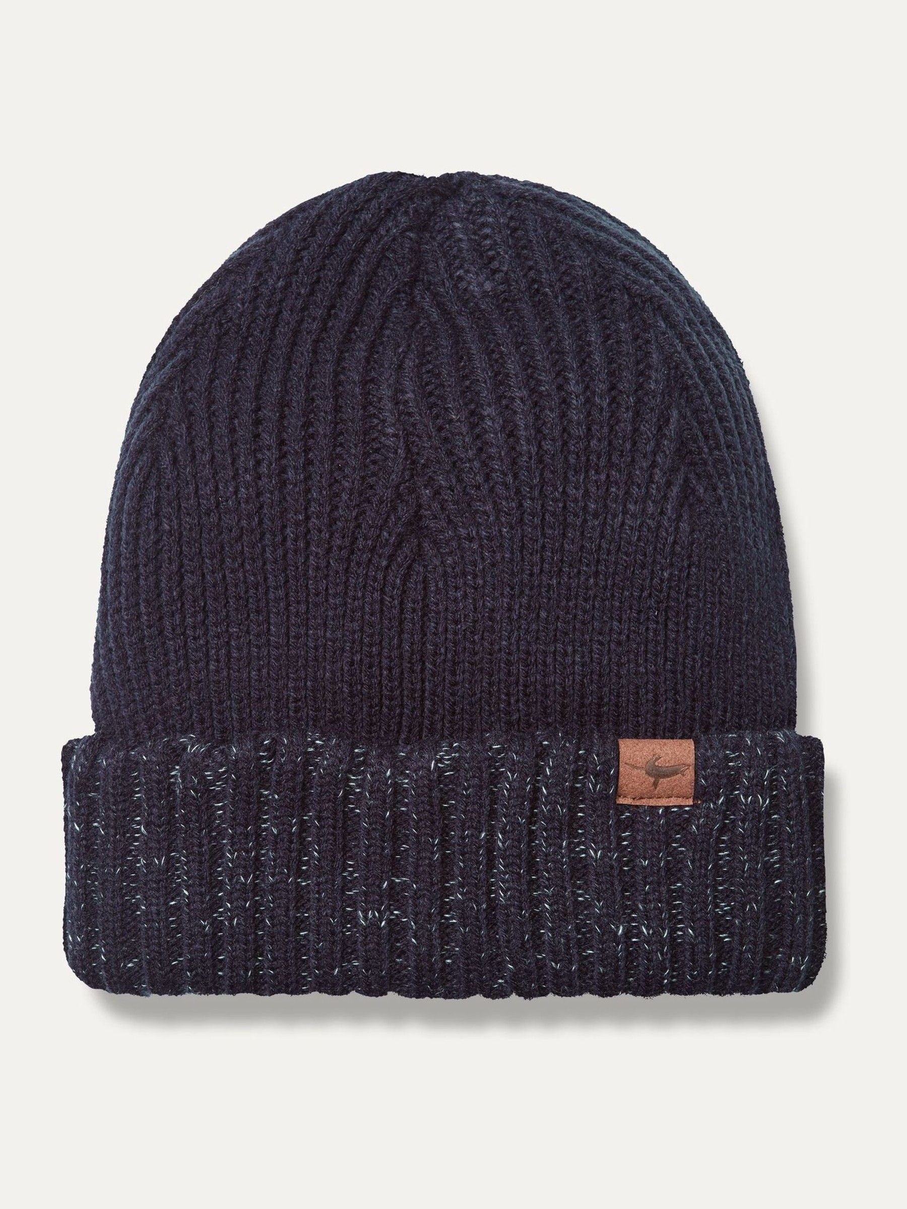 Sealskinz Blue Bacton Waterproof Cold Weather Roll Cuff Beanie