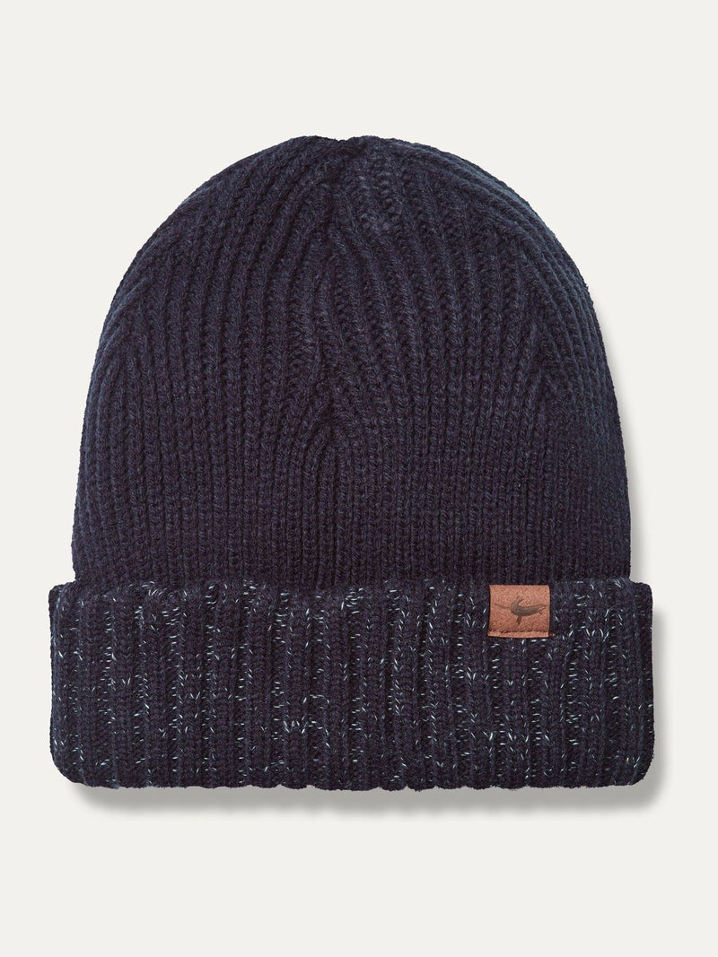 Sealskinz Blue Bacton Waterproof Cold Weather Roll Cuff Beanie