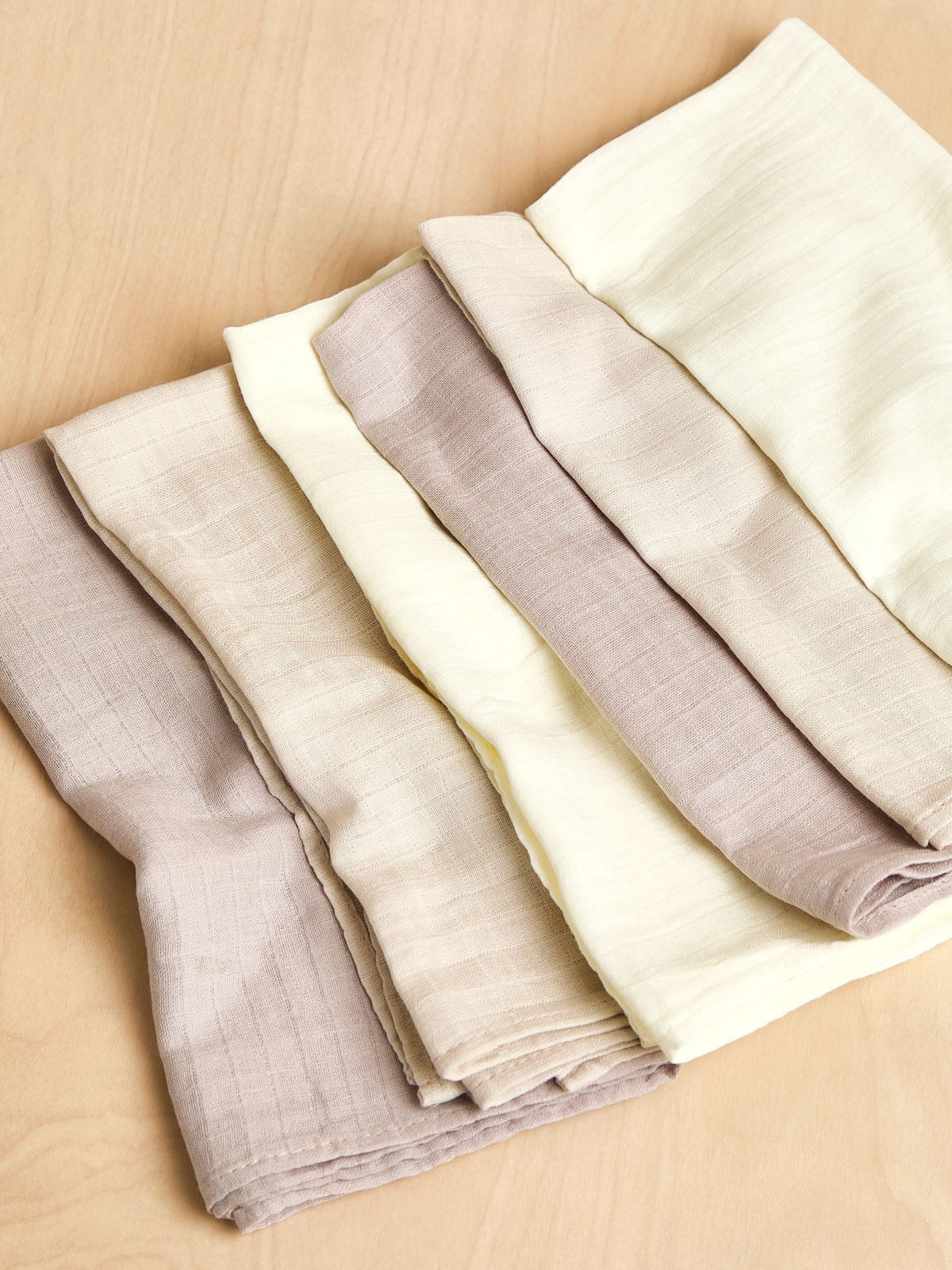 JoJo Maman Bébé neutral muslin squares 6 pack 60x60cm, UK version