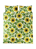Orla Kiely Lemon Twist Giant Water Lily duvet cover and pillowcase set, imported from the UK