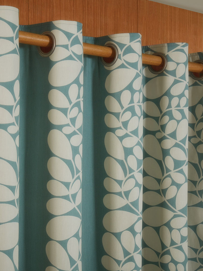 Orla Kiely Sycamore Stripe eyelet curtains 229x183cm, imported from the UK
