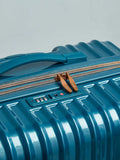 Rock Selene blue medium suitcase, imported from the UK