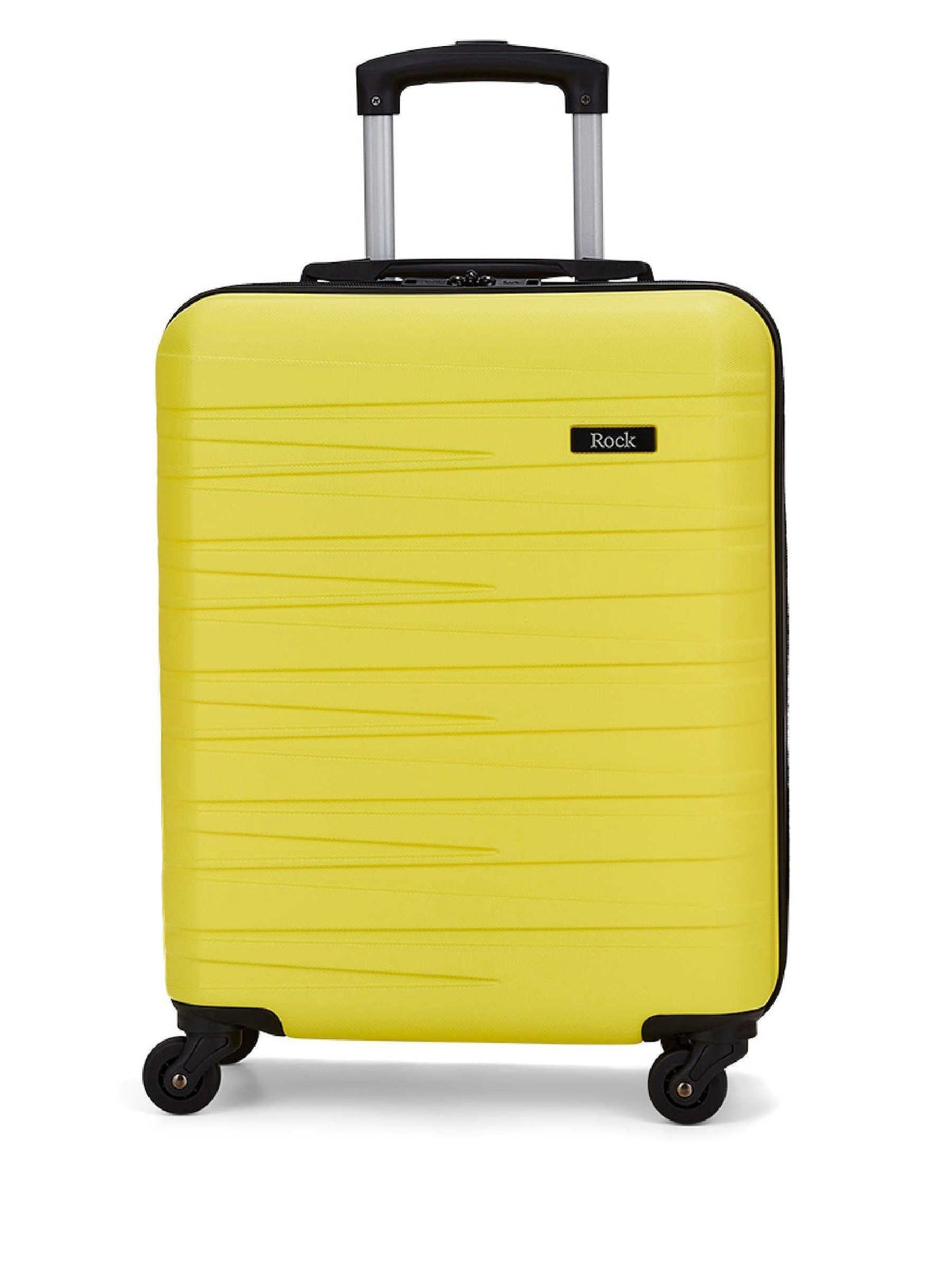 Rock Luggage yellow Seattle cabin suitcase, imported from the UK