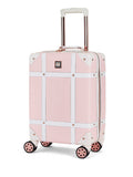 Rock vintage pink cabin suitcase, imported from the UK