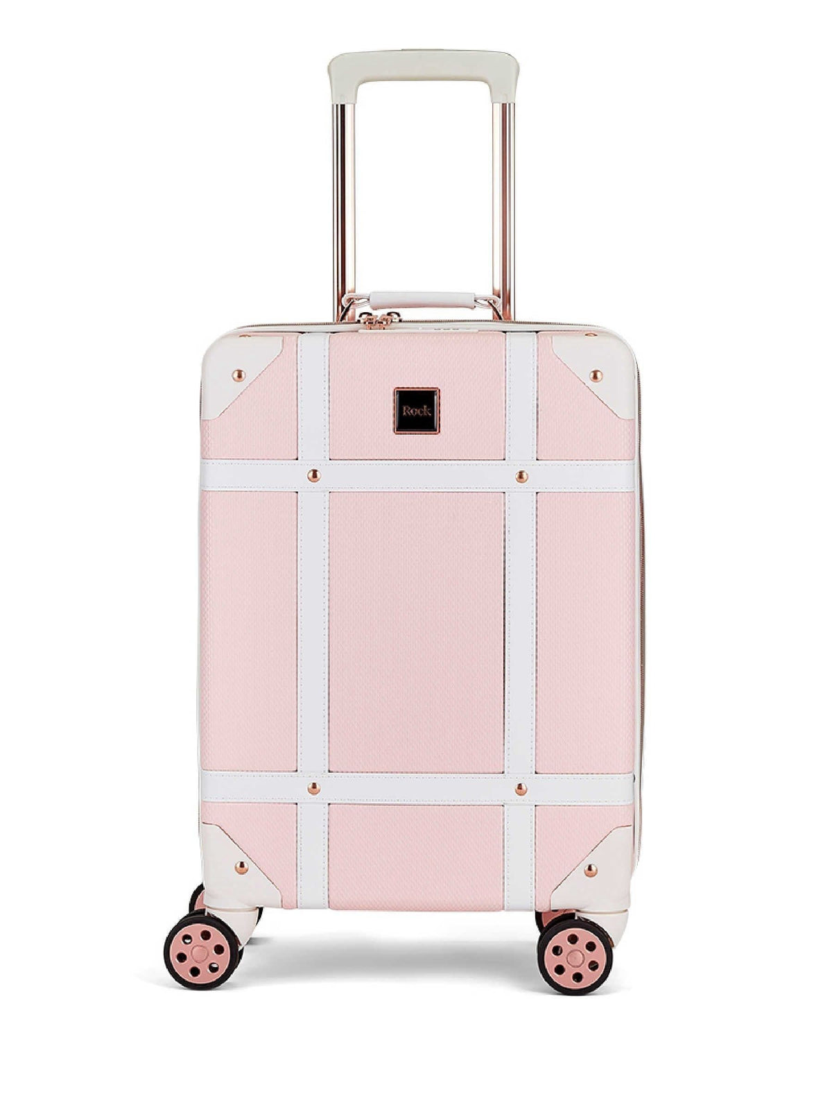 Rock vintage pink cabin suitcase, imported from the UK