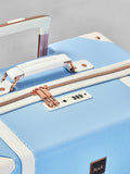 Rock Luggage Blue Vintage Medium Suitcase