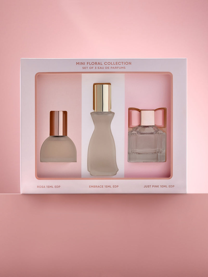 Floral perfume gift set 3x10ml, imported from the UK