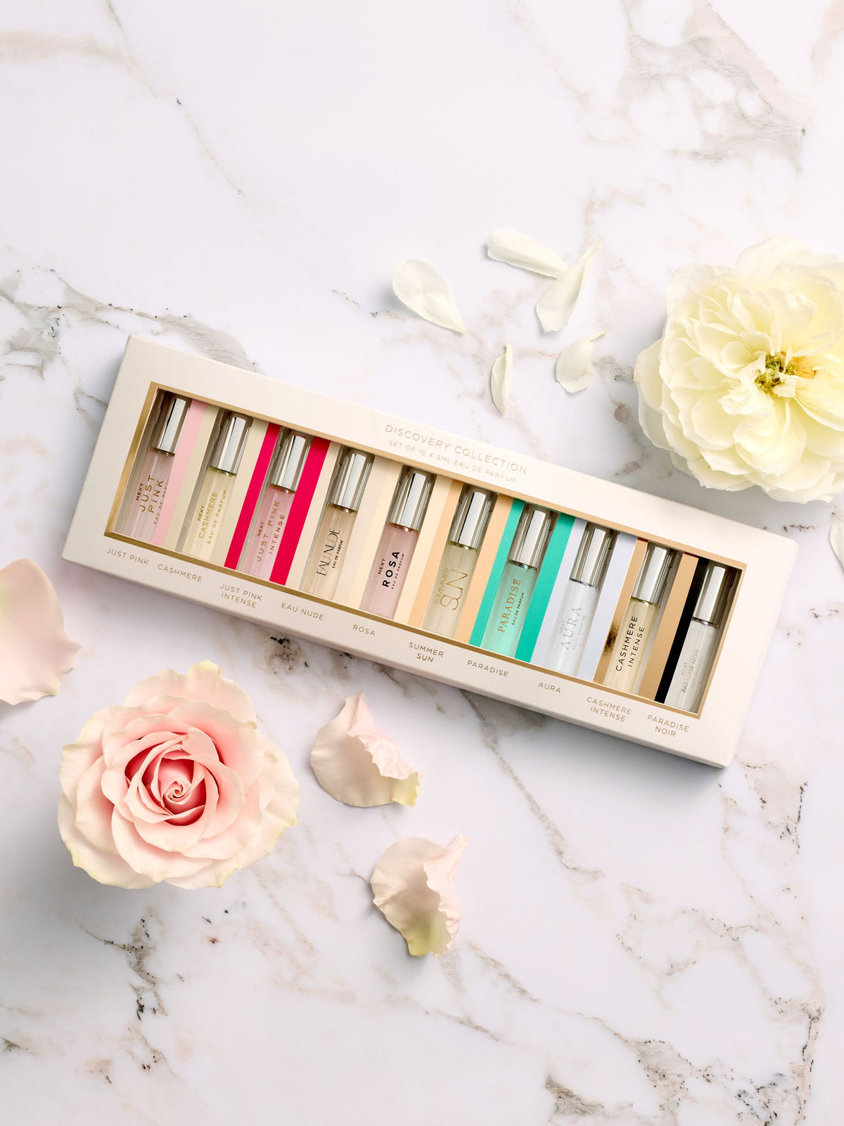 Perfume discovery gift set 10 x 5ml, UK version