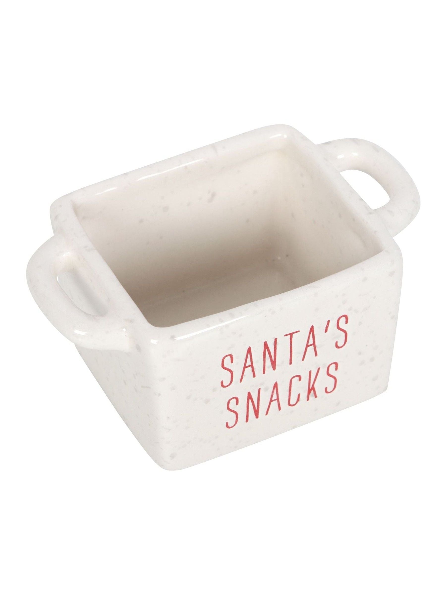 Something Different white ceramic Christmas snack bowls set of 3 (British brand)