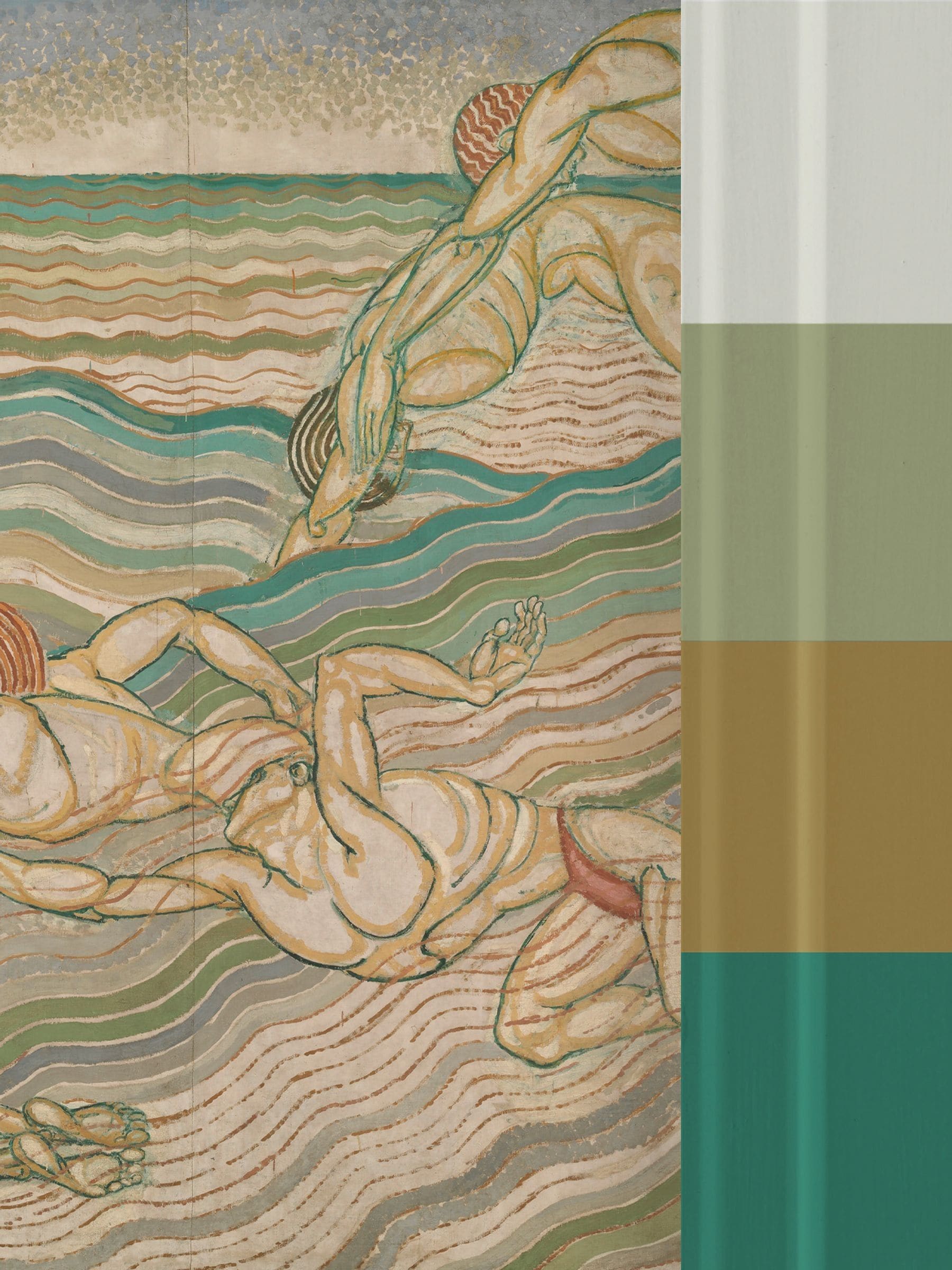Graham & Brown Tate Grant Bathing mural 3.5m, imported from the UK