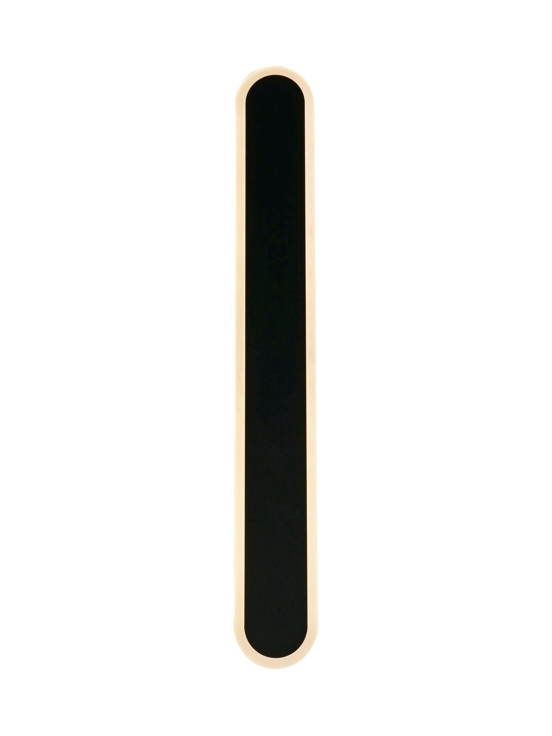 Searchlight Paris LED wall light in sand black frosted finish, UK version
