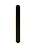 Searchlight Paris LED wall light in sand black frosted finish, UK version