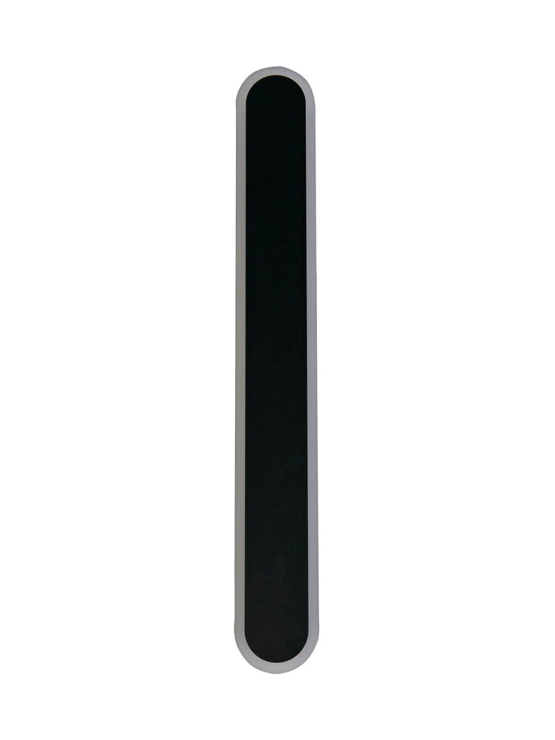 Searchlight Paris LED wall light in sand black frosted finish, UK version