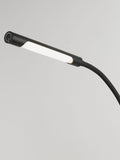 Searchlight Black Corsica rechargeable LED floor lamp 160cm - British product