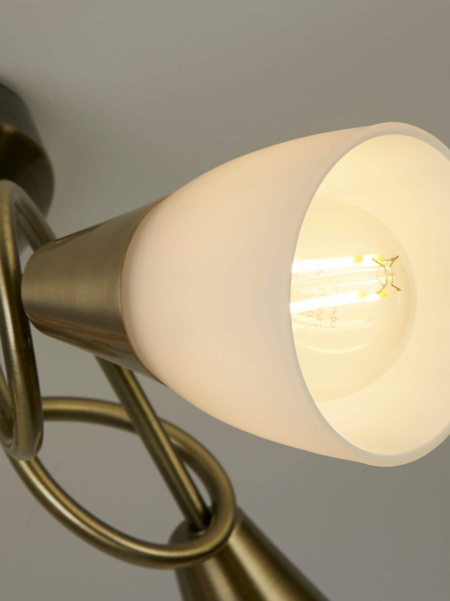 Searchlight Henley ceiling light antique brass finish (British brand)