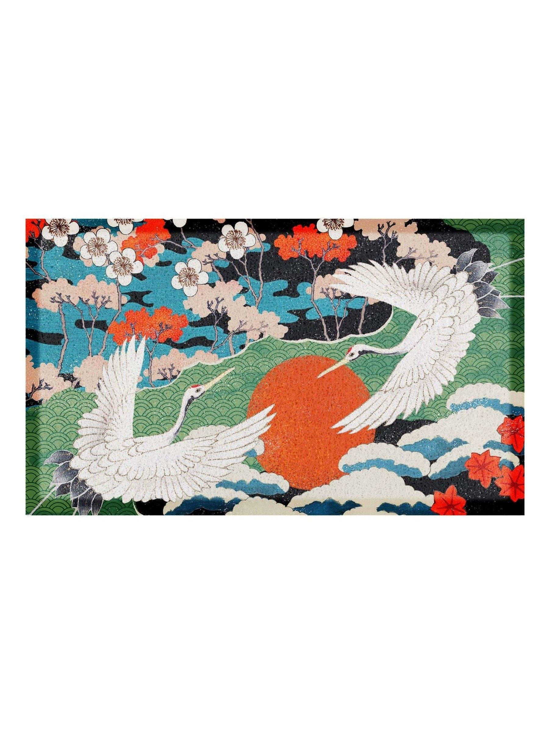 Artsy Mats Japanese Bird doormat 40x70cm (British brand)