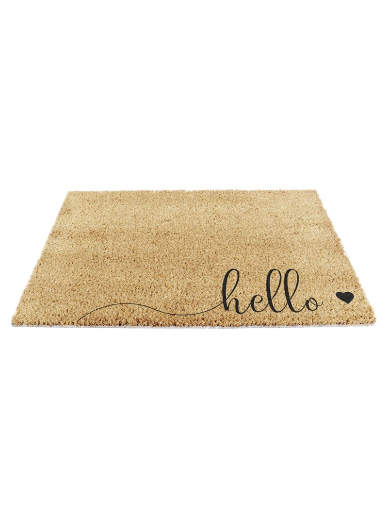 Artsy Mats Hello Scribble Heart doormat 60x40cm - British product