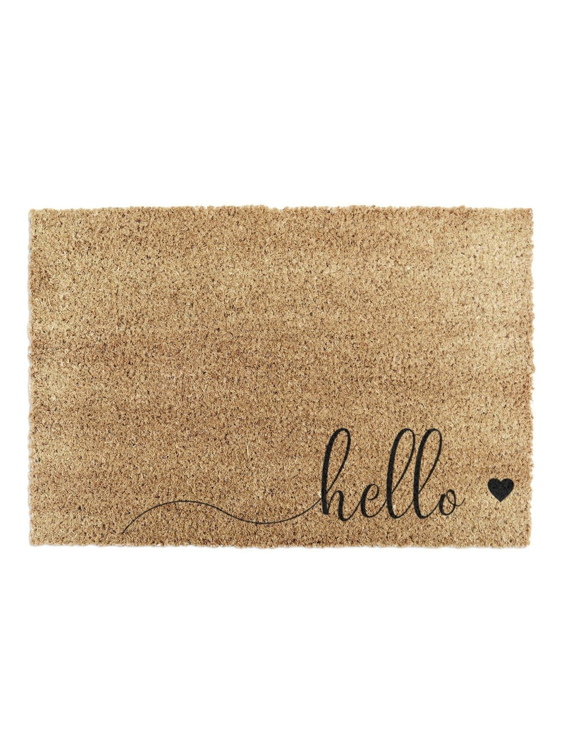 Artsy Mats Hello Scribble Heart doormat 60x40cm - British product