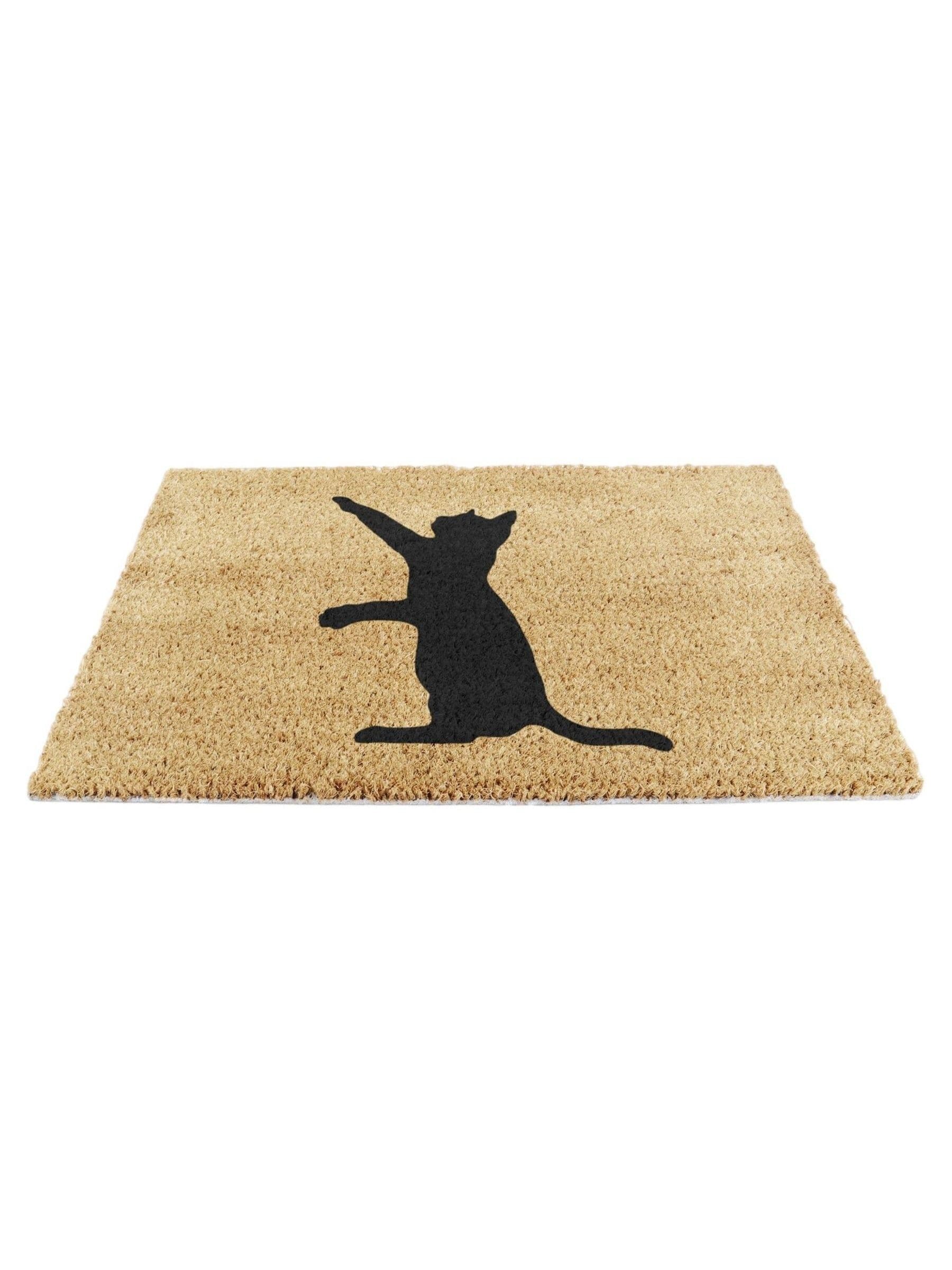 Artsy Mats cat doormat natural black 60x40cm - British product