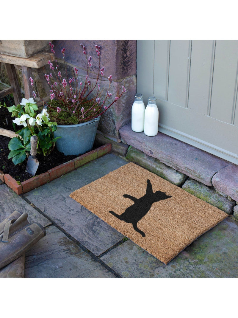 Artsy Mats cat doormat natural black 60x40cm - British product