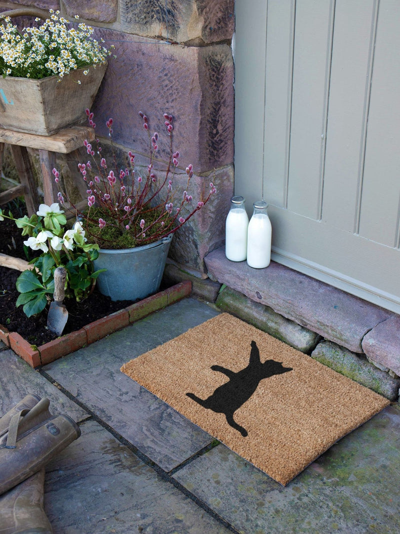 Artsy Mats cat doormat natural black 60x40cm - British product