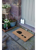 Artsy Mats hedgehog family doormat 60cm x 40cm - British product
