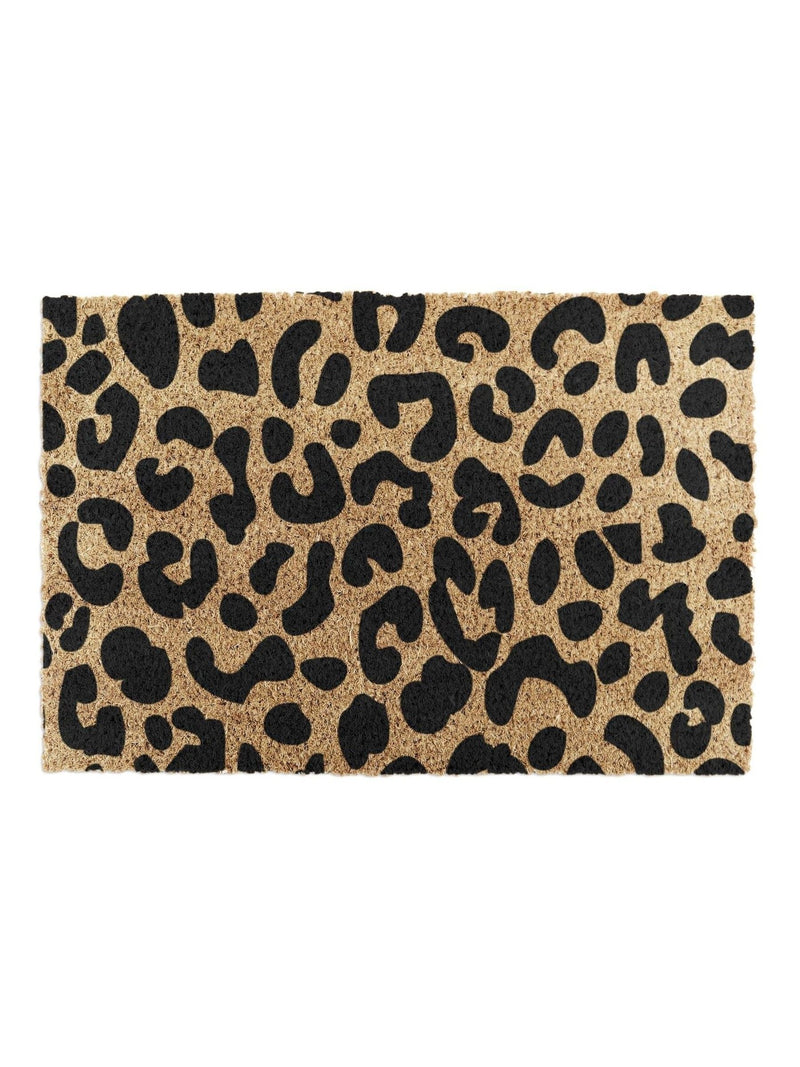 Artsy Mats leopard print doormat 60x40cm, imported from the UK