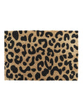 Artsy Mats leopard print doormat 60x40cm, imported from the UK