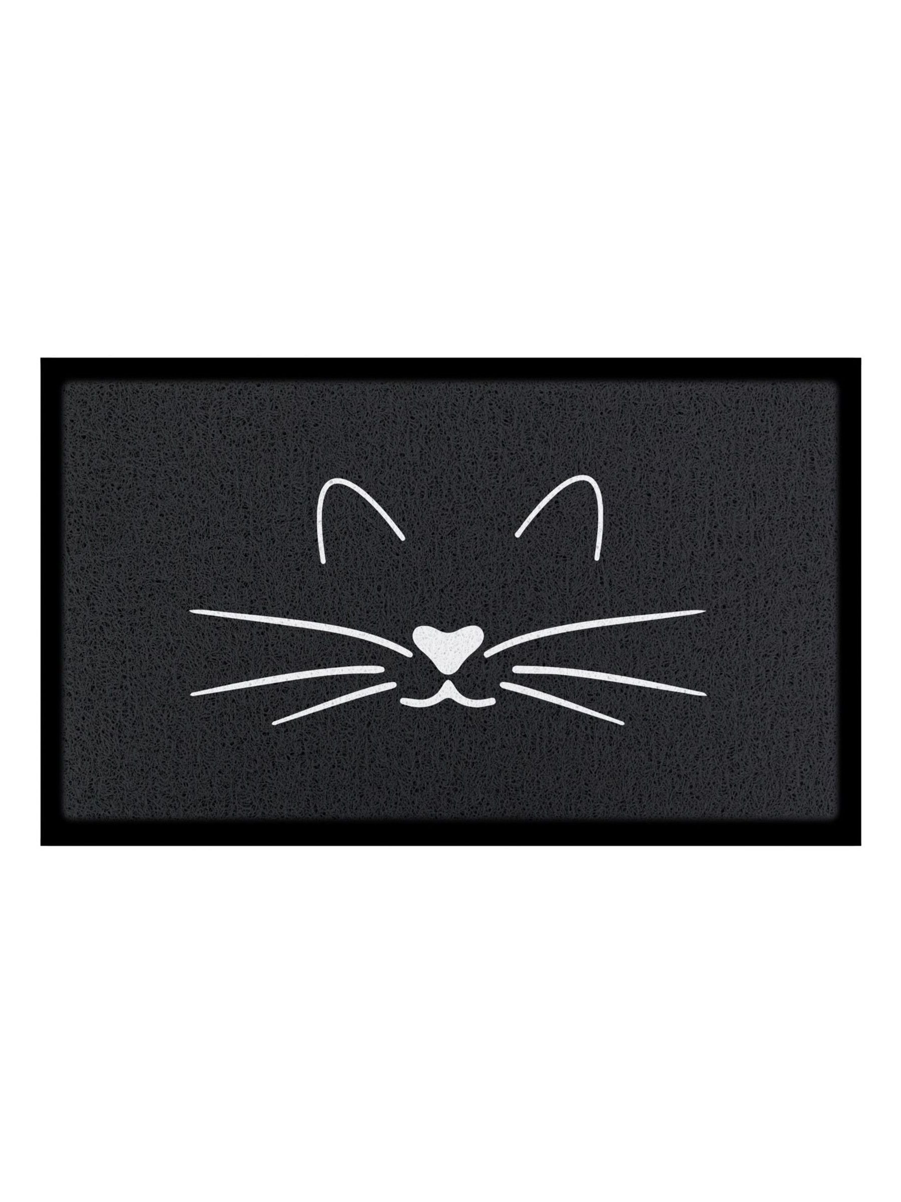 Artsy Mats cat face doormat 70x40cm (British brand)