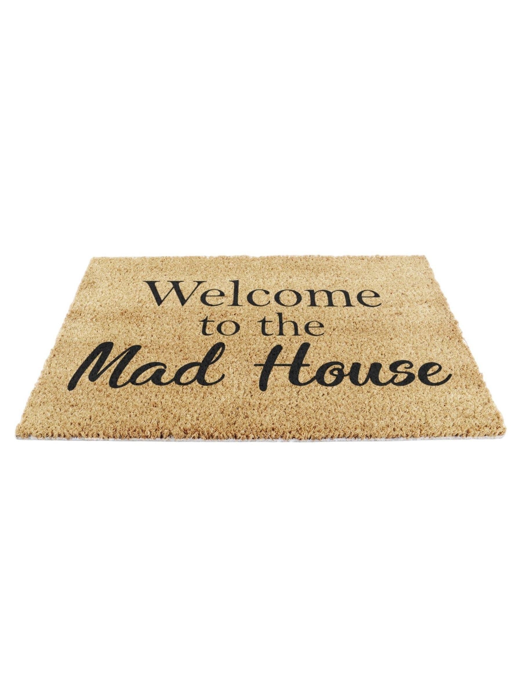 Artsy Mats doormat natural black design 60x40cm (British brand)