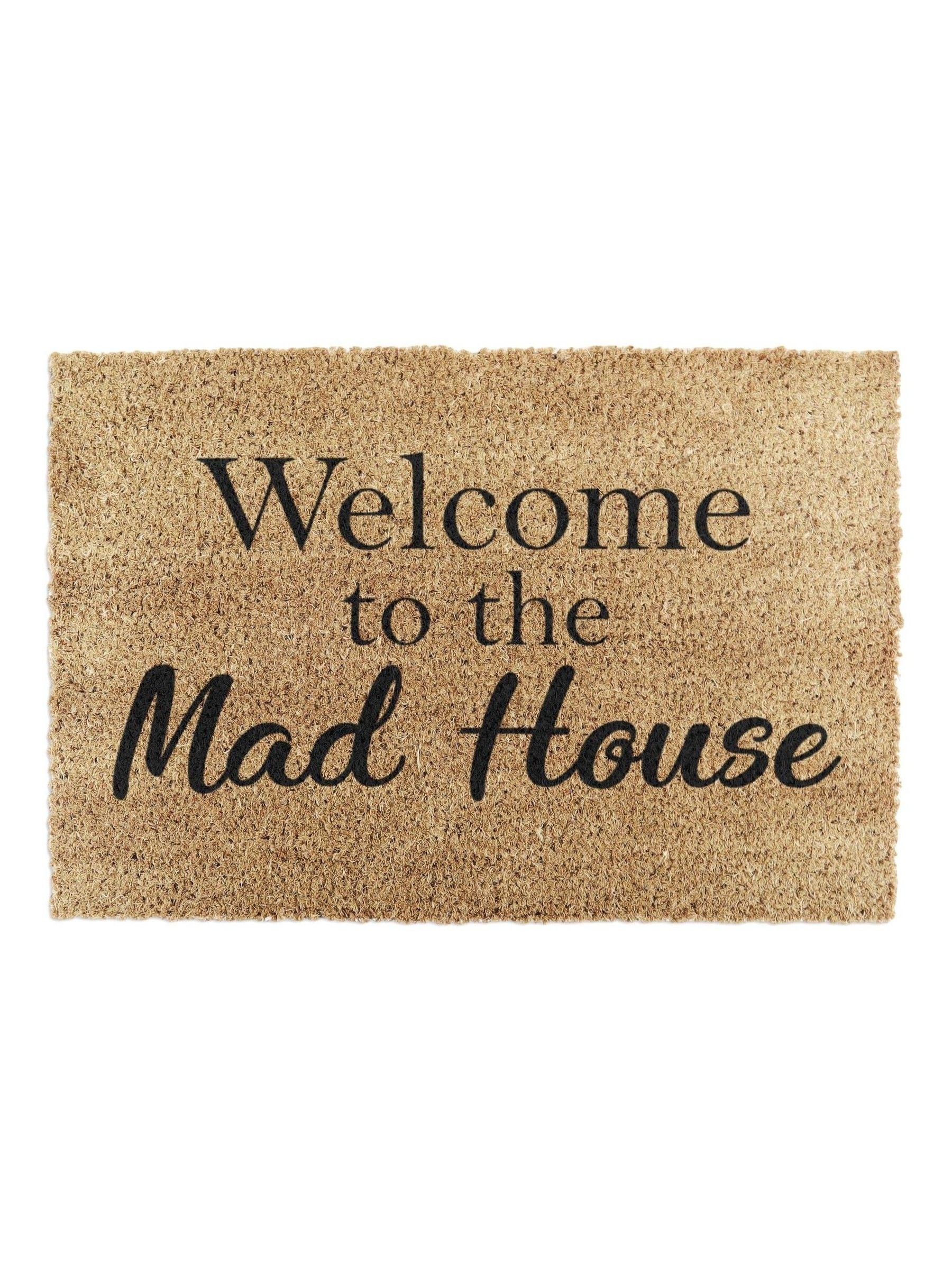 Artsy Mats doormat natural black design 60x40cm (British brand)