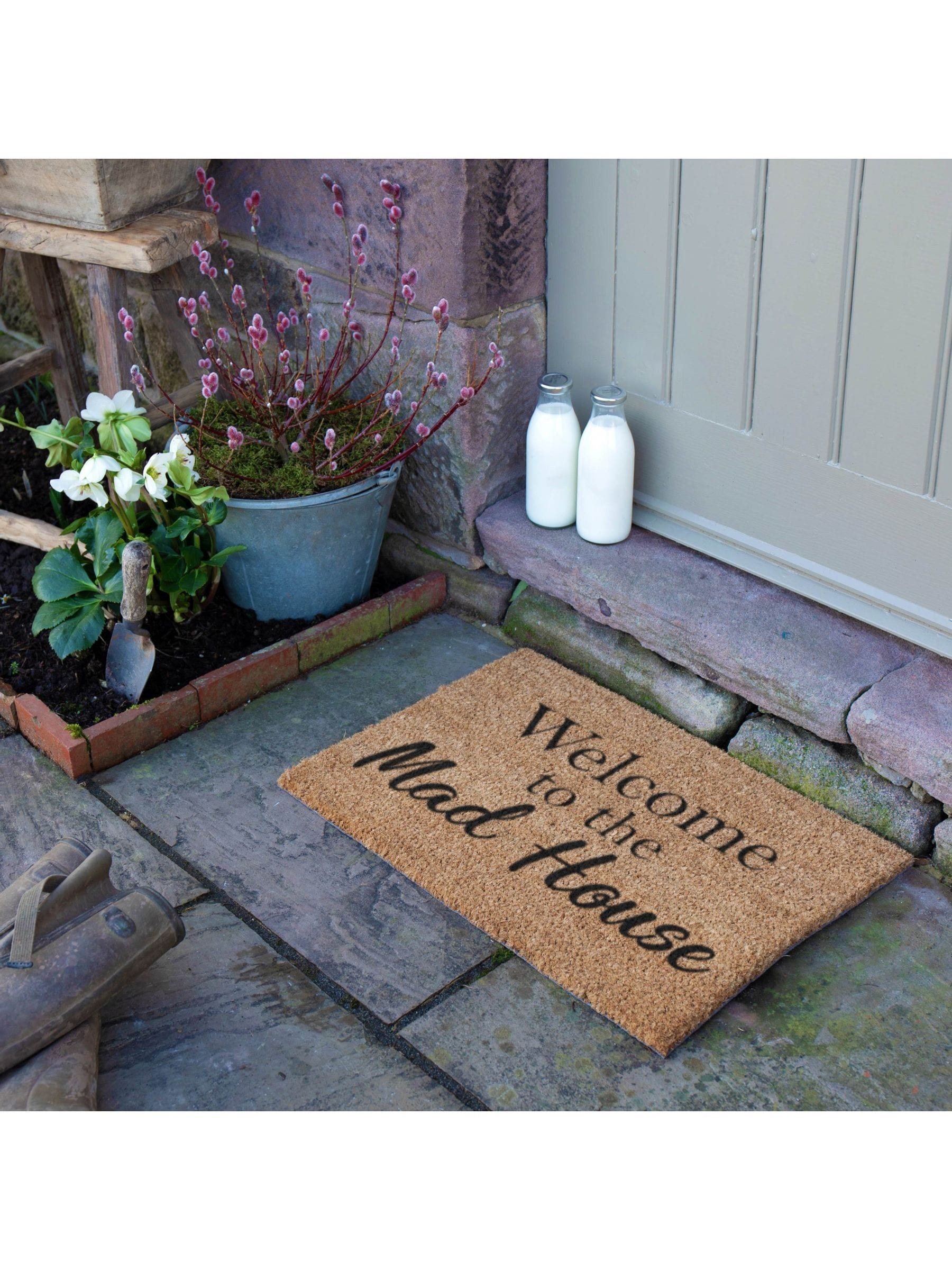 Artsy Mats doormat natural black design 60x40cm (British brand)